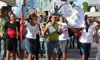 Evangélicos marchan contra la violencia intrafamiliar
