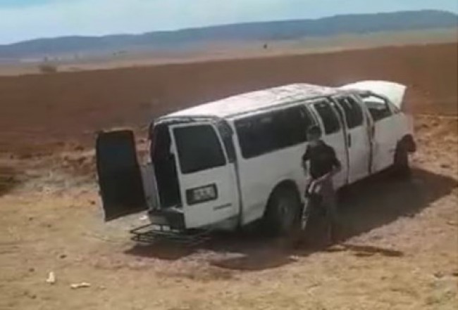 Misioneros sufren volcadura en Chihuahua