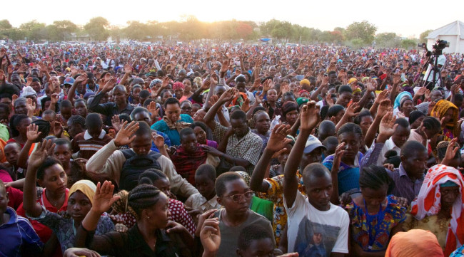 Casi la mitad de los evangélicos del mundo se encuentran en África.