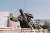 Estatua de Lenin derribada en Kirguistán