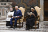 El rey Carlos III se unió al papa León XIV para el culto.